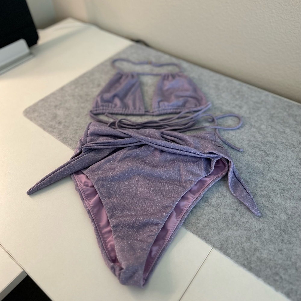 Lilac Sparkle Montce Bikini Set